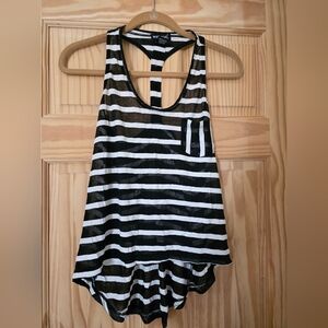 Wet Seal Black and Cream Top